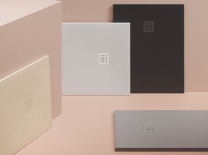 Керамический прямоугольный нескользящий поддон для душа