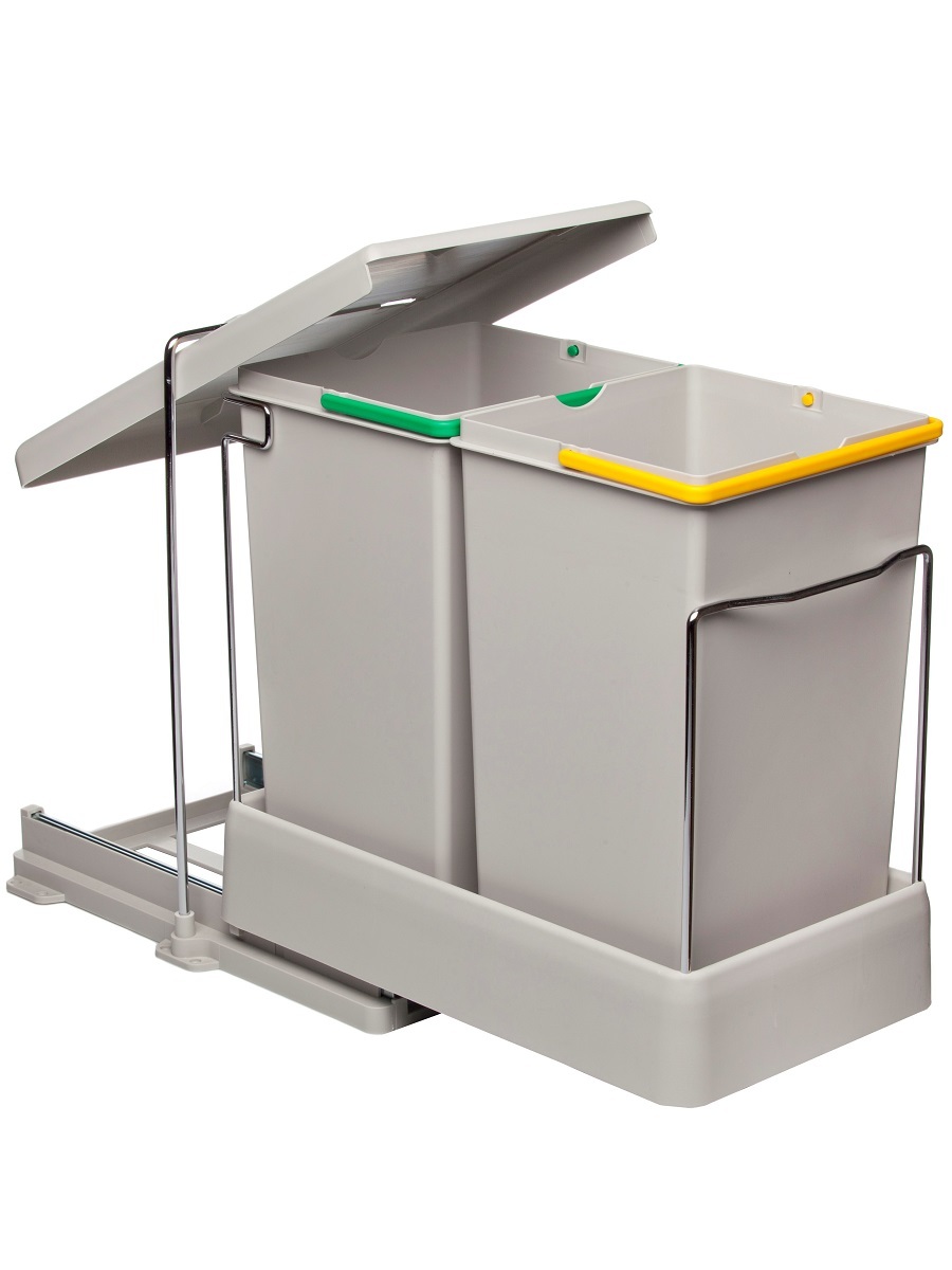 Контейнер для мусора на дверцу Gamma 400/28 Light Grey NAVAKO 10014