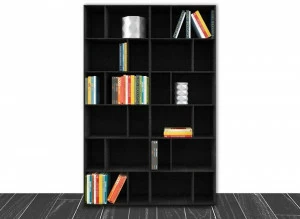 Natuzzi Открытый лакированный книжный шкаф