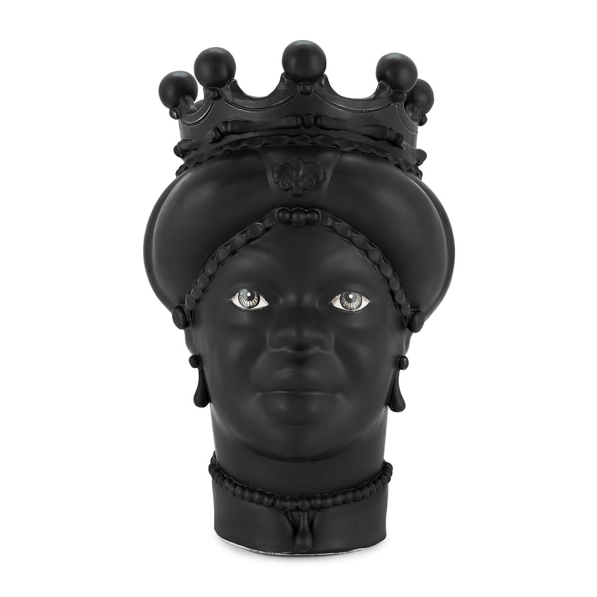 201072-BT ABHIKA ВАЗА MORO LADY ALL BLACK BLACK MAT  - Вид №1