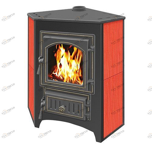 Печь-камин Везувий ПК-01 (220) угловой (красный) 3836