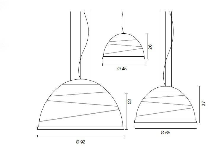 Martinelli Luce Подвесной светильник из алюминия  2040  - Вид №7