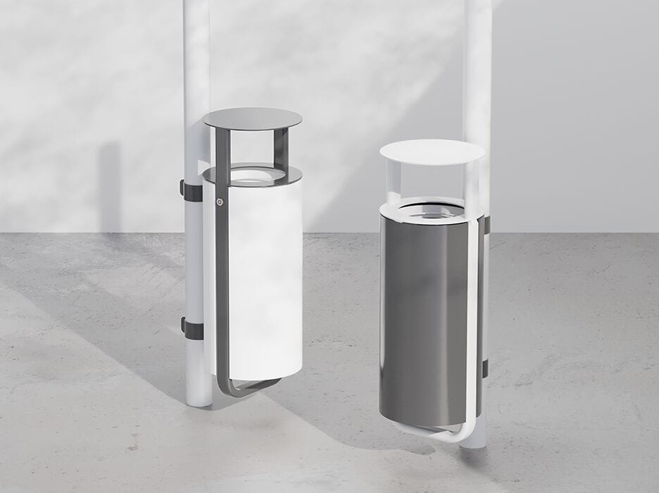 Корзина для мусора из оцинкованной стали DIMCAR DIAPASON ARCH-00115561 - Вид №1