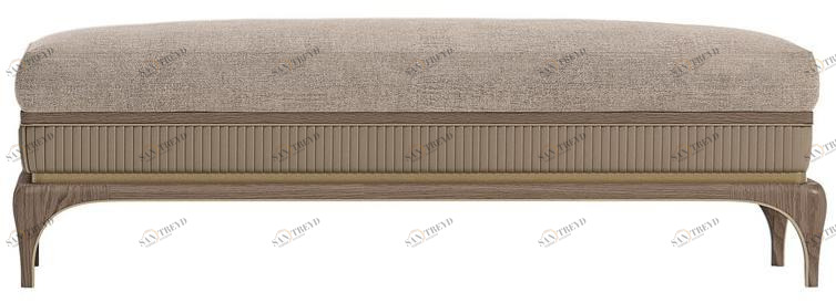 A.R. Arredamenti Мягкая кожаная скамейка Alexander A35