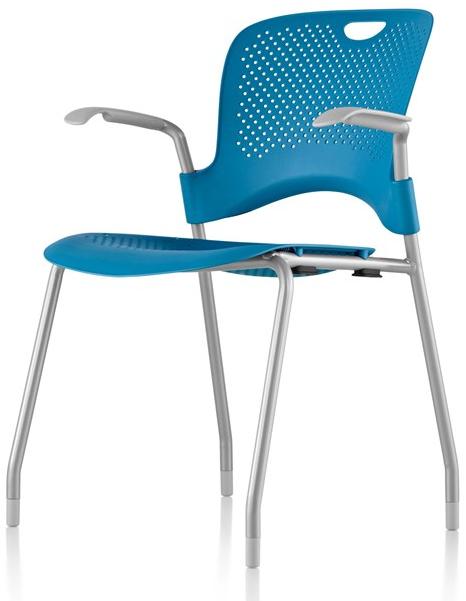Herman Miller Штабелируемый стул nylon® с подлокотниками Caper sun-id-1376593 - Вид №1