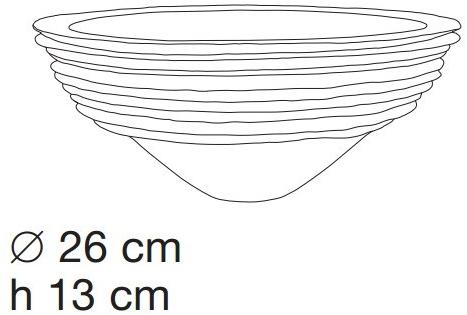 Fos Ceramiche Центральное украшение из фарфора Novalis C1-06a - Вид №2