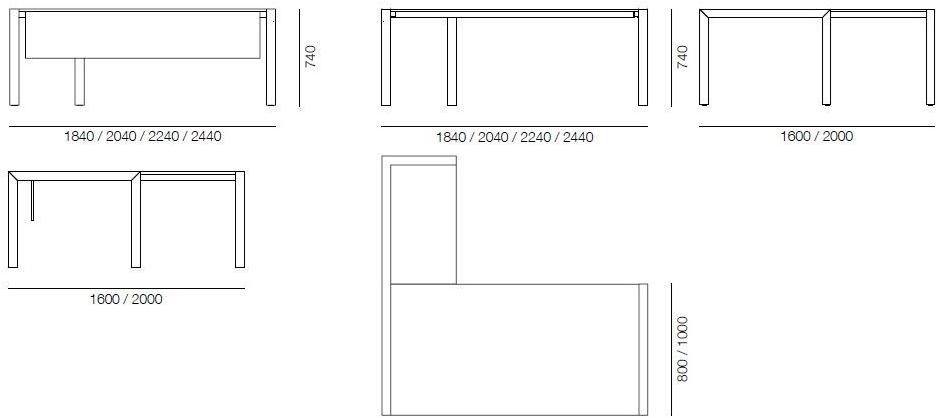 PROF Лакированный письменный стол для руководителей Extralight sun-id-1428220 - Вид №13