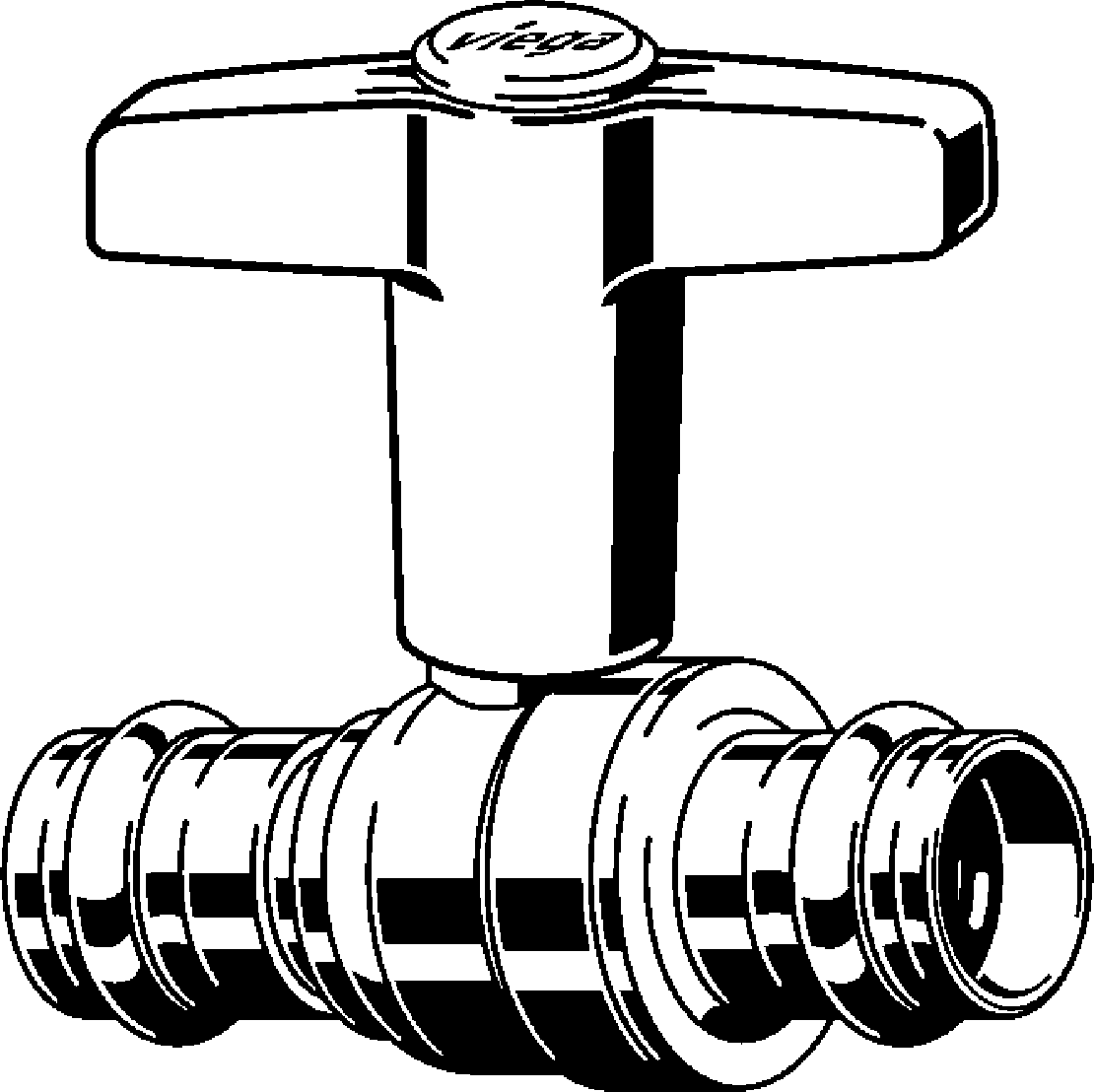 Viega Шаровой кран Easytop 2275 (746377) 746 377 - Вид №1