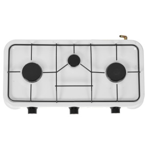 5349431 Газовая плитка DELTA D-2207 белый