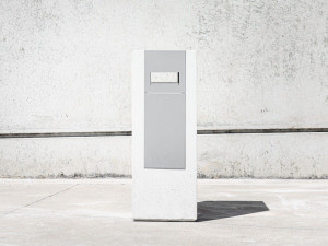 Бетонная напольная пепельница для общественных мест