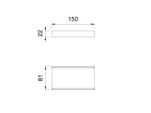 Полка для ванной из нержавеющей стали CEADESIGN AYLA ARCH-00039116 - Вид №2