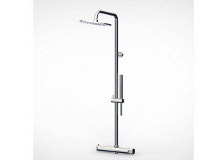 Термостатическая душевая колонка с ручным душем