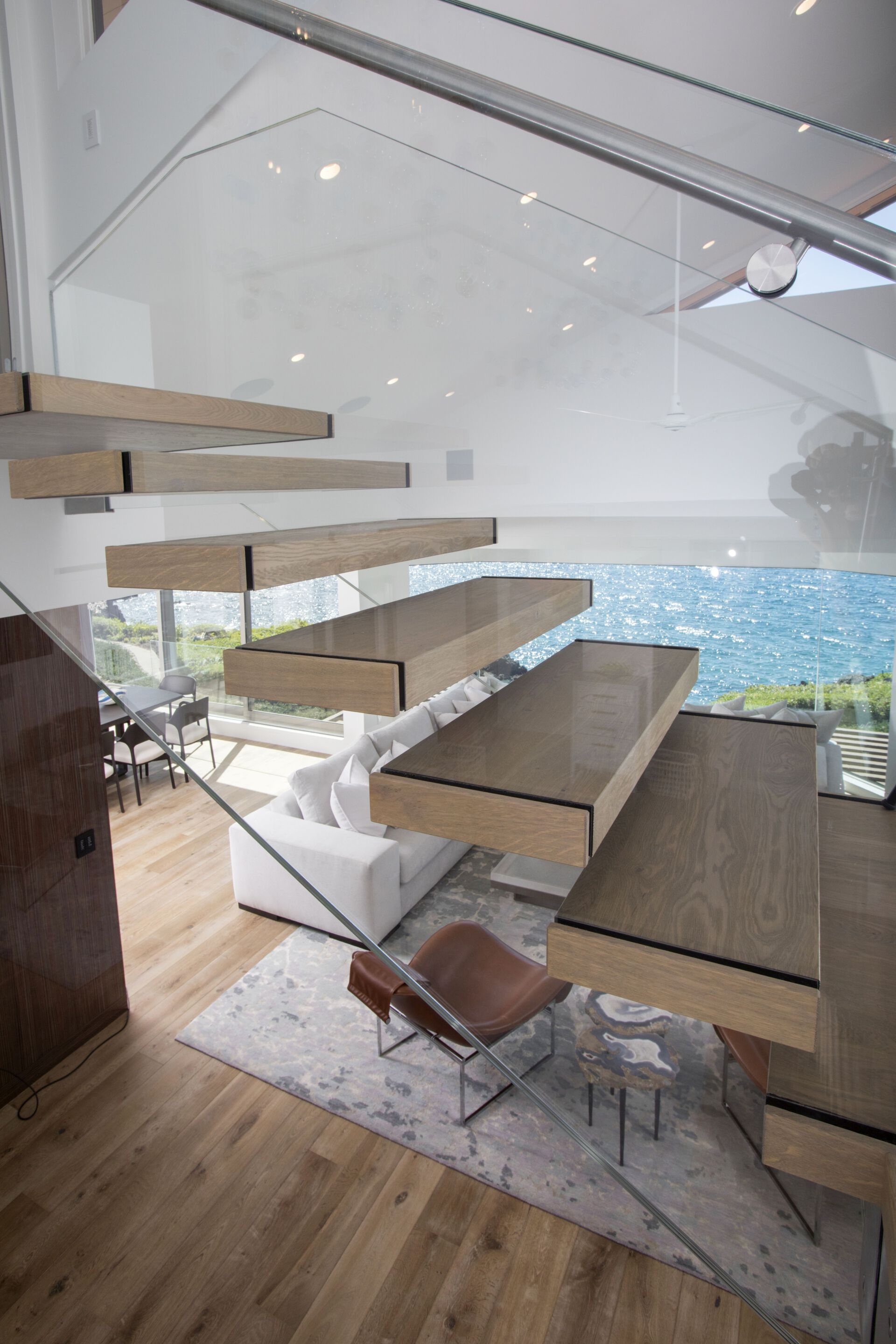 Лестница из дерева и стекла Siller Treppen Mistral ARCH-00146099 - Вид №2