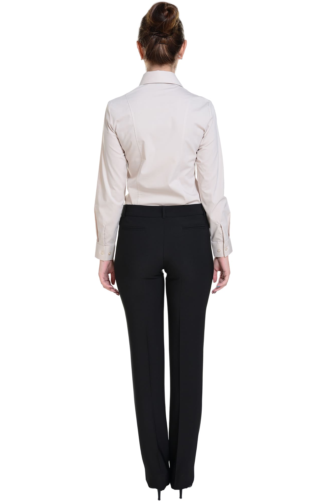 62497 Рубашка женская  beige El-Risto  Корпоративная одежда  размер 40 (XS)  - Вид №5