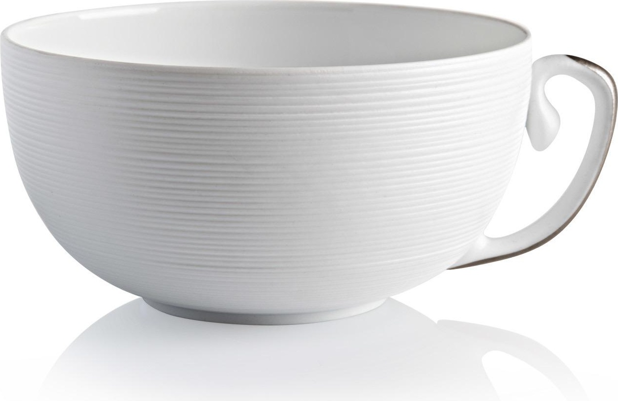 66816 JL Coquet Чашка для завтрака 400мл "Хемисфер" (платиновый) Фарфор 