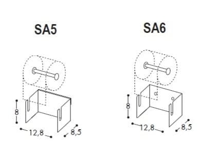 Стальной держатель рулона Moab Strip ARCH-00107405 - Вид №1