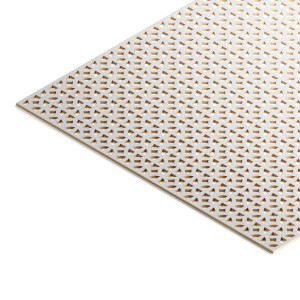 Панель декоративная перфорированная без рамки 1112х512 мм Сусанна белый STELLA (2шт) STSR-204