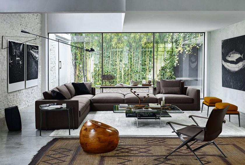 B&B Italia Модульный угловой диван из ткани Richard sun-id-1472345 - Вид №3