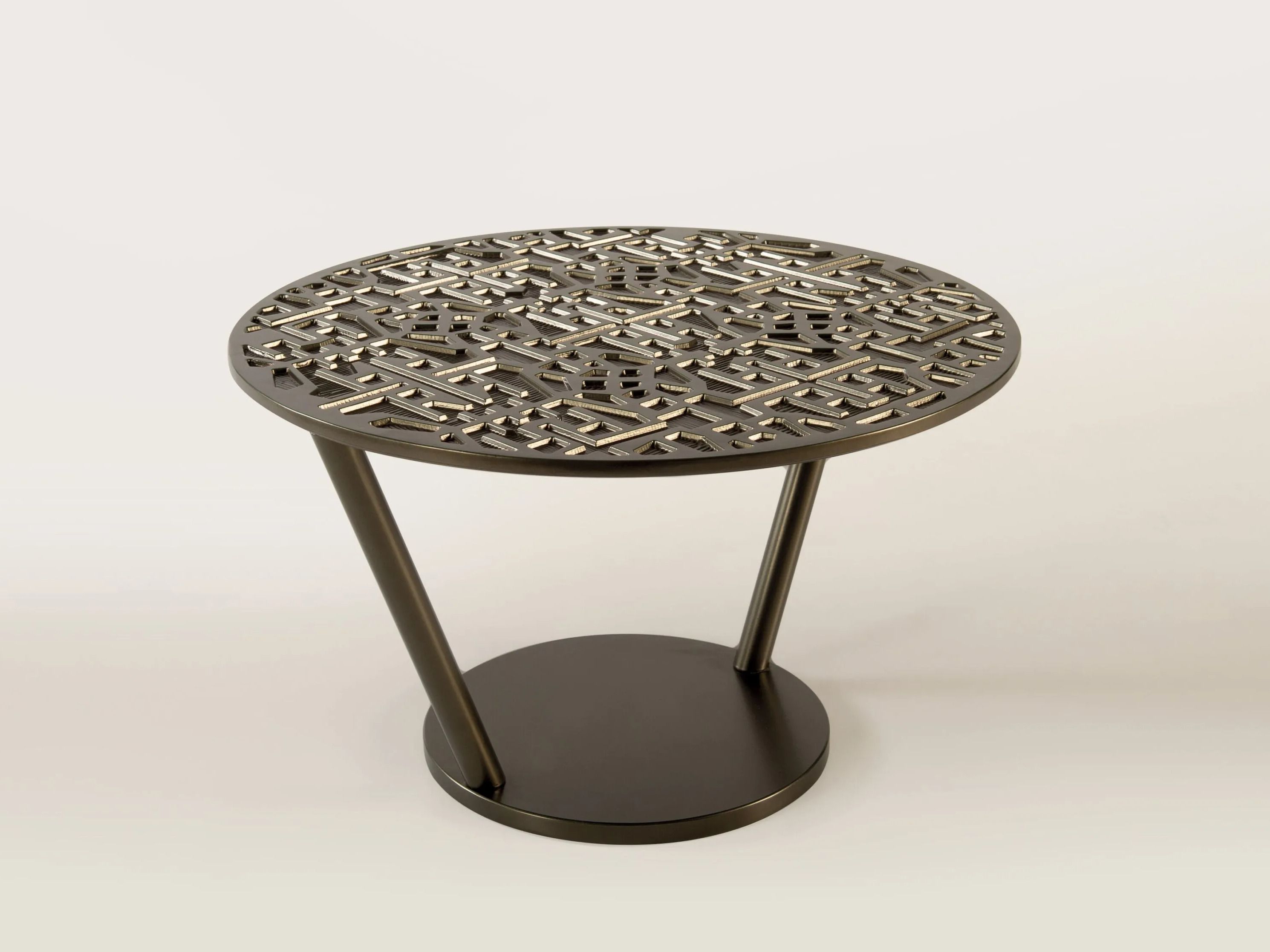 Стальной и алюминиевый журнальный столик Galbiati Exclusive Interiors ARCH-00145842