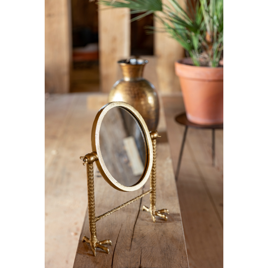 Зеркало Falcon, латунь Dutchbone 8100021 - Вид №3