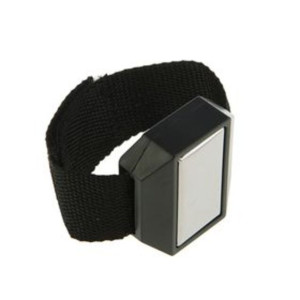 Браслет магнитный Bohrer 50х25 мм (1 большой магнит, черный ремешок на липучке) (блистер) (96/12/1) 9085220