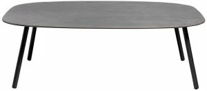 TRIBÙ Низкий прямоугольный садовый столик из керамики Tosca