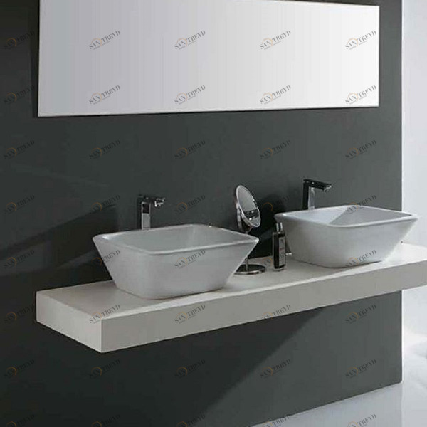 Столешница Olympia Ceramica Arredo Bagno белая 90 ME90BI