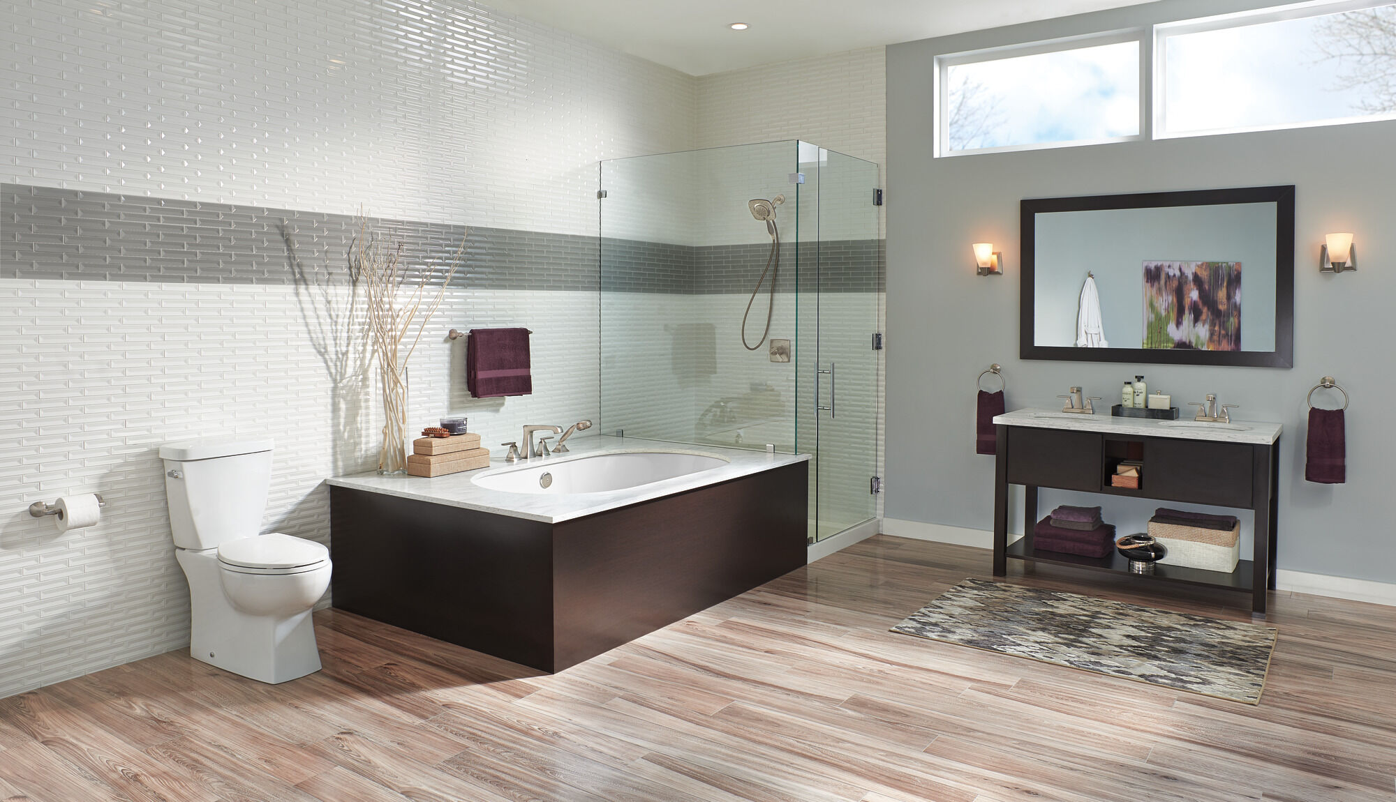 T17264-SS-I Облицовка для душа Monitor® серии 17 с In2ition® Delta Faucet Ashlyn Нержавеющая сталь  - Вид №1