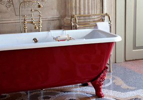 Gentry Home Bexley Cast iron bathtubs with feet Хром GH102143  - Вид №1