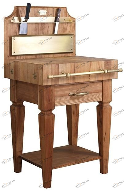 Officine Gullo Разделочная доска из массива дерева с квадратными ножками sun-id-1381476