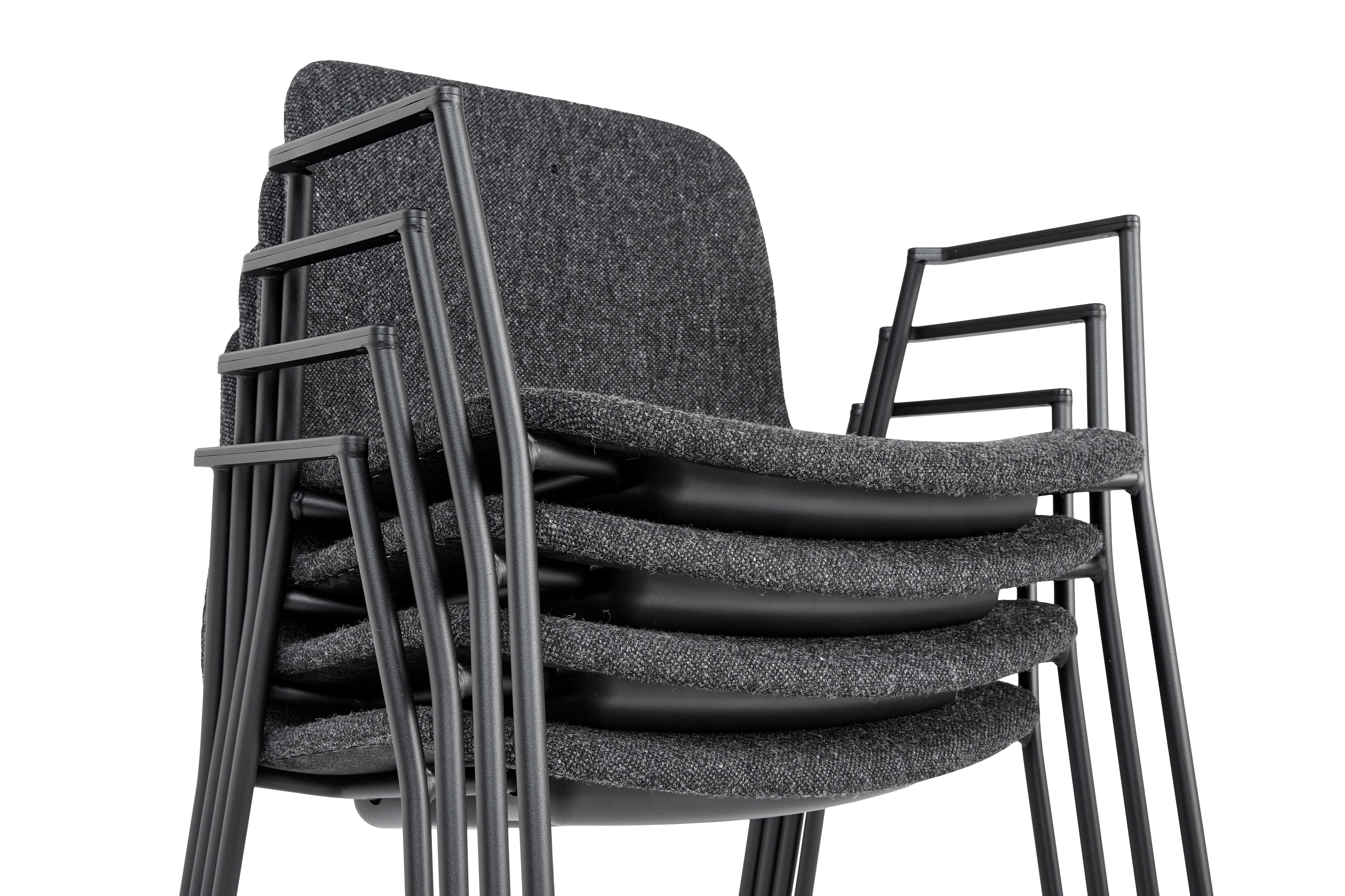 Тканевый мягкий штабелируемый стул с подлокотниками Hay About a Chair ARCH-00064495 - Вид №9