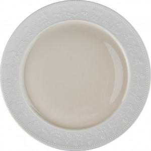 60582 JL Coquet Тарелка суповая 19,5см "Джорджия Айвори" Фарфор
