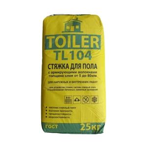 Стяжка для пола Toiler TL104, 25 кг 84858018 STLM-2090853