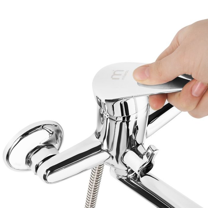 HUDSBLCM10 Milardo Hudson Смеситель для ванны с длинным изливом Hudson Россия - Вид №1