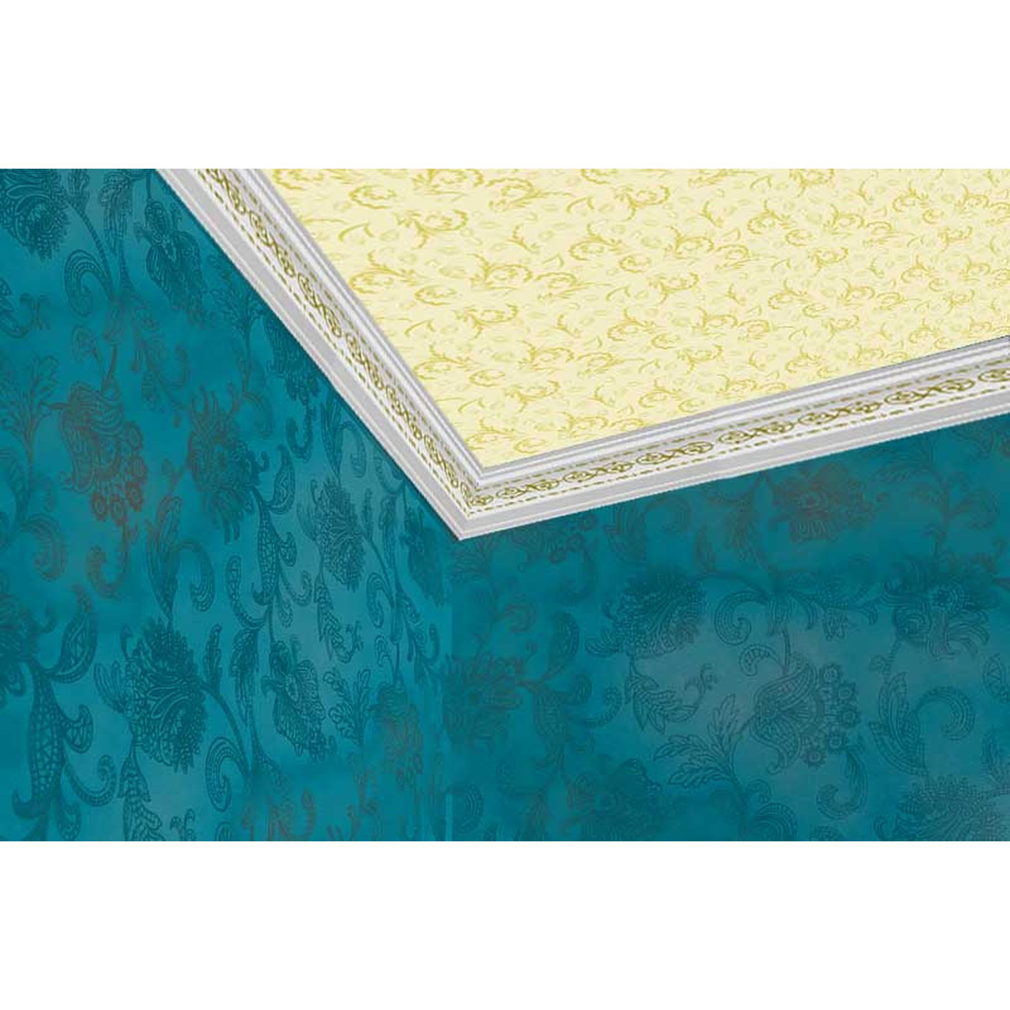 14589320 Плита потолочная экструдированная FX «Весна», 2 м2, цвет золотой Santreyd  - Вид №4