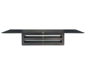 Деревянный прямоугольный стол для гостиной