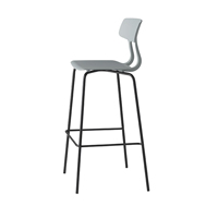 Snap 1102 Барный стул со стальным каркасом, 4 ножки. Полипропиленовая оболочка. Et al. Snap