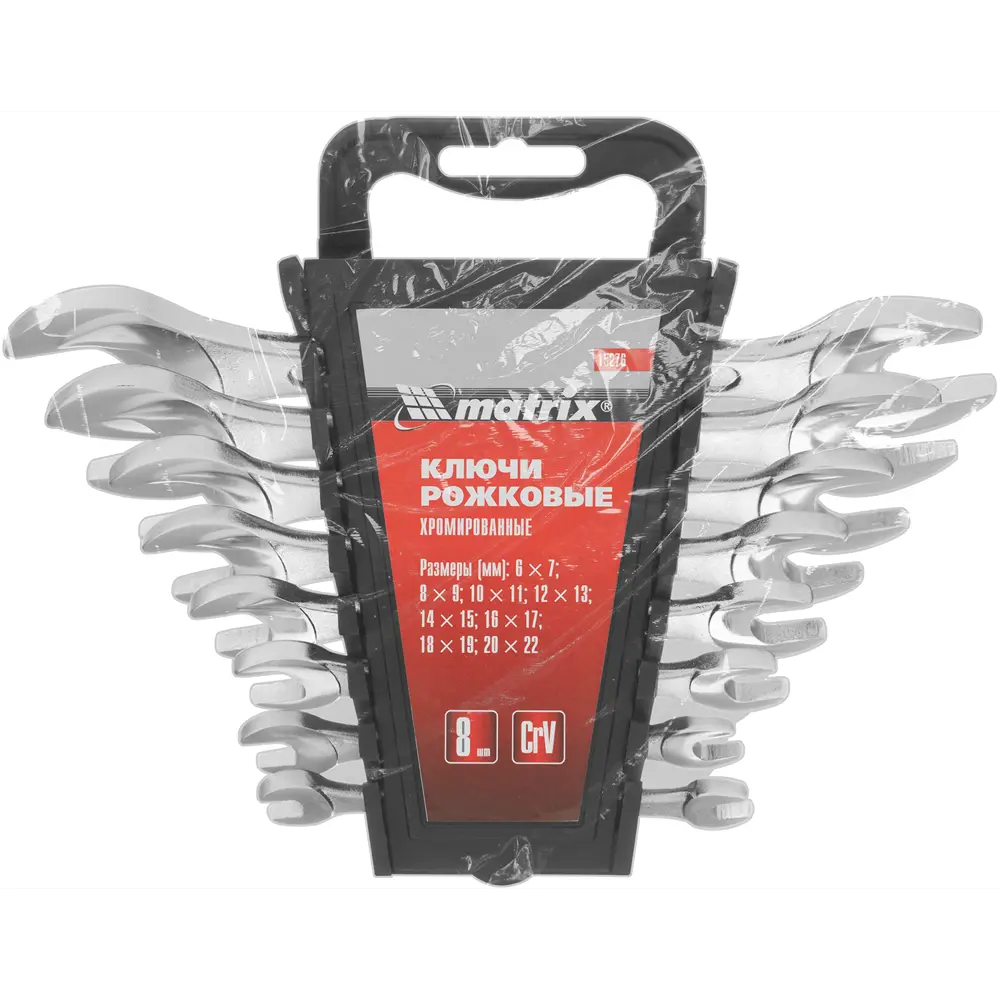 Набор рожковых ключей Matrix 15276 для профессионального монтажа 89409423 STLM-1567094 - Вид №5