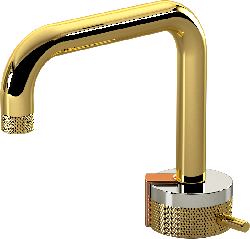 E-11500-R1PC-L2RG-AU Однорычажный прогрессивный смеситель для раковины - излив 15,3см GRAFF MOD+