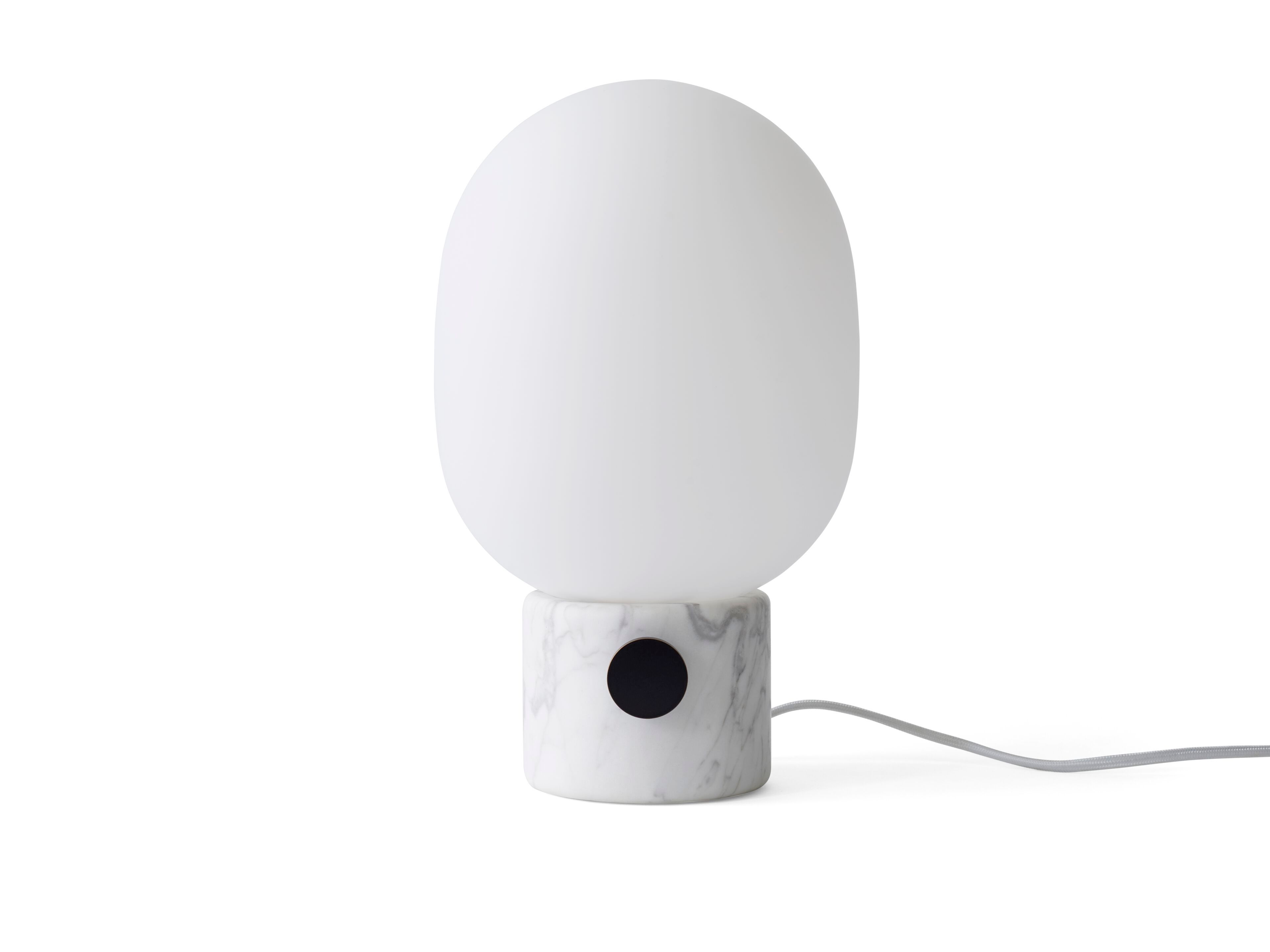 Стеклянная настольная лампа с мраморным основанием Audo Copenhagen JWDA ARCH-00015578