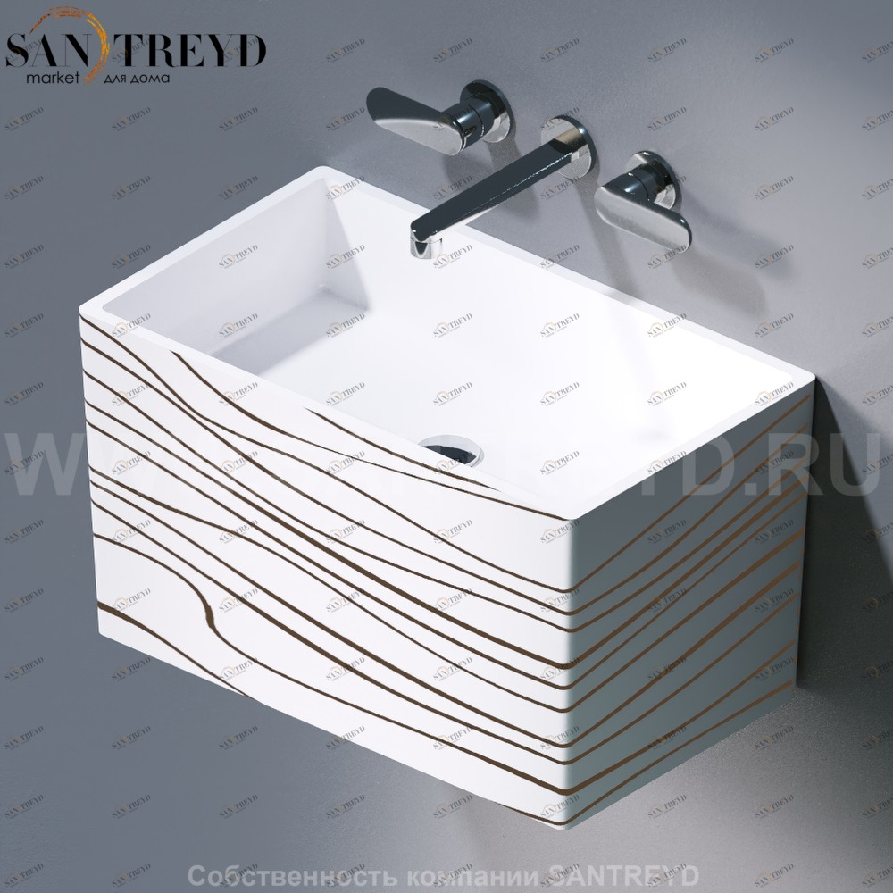 L111.410G Подвесная раковина настенная овальная A. e T. Italia TOWER белая AeT ITALIA