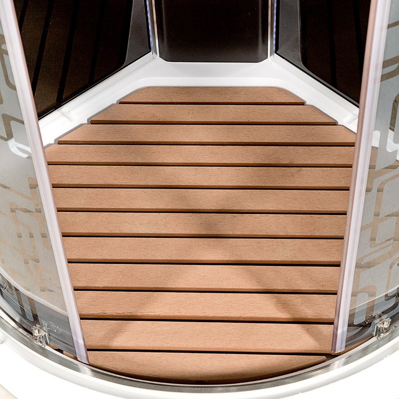 ЕМ1510 N LED Душевая кабина DETO Серия EM BМ1510 с гидромассажем BLACK - Вид №22