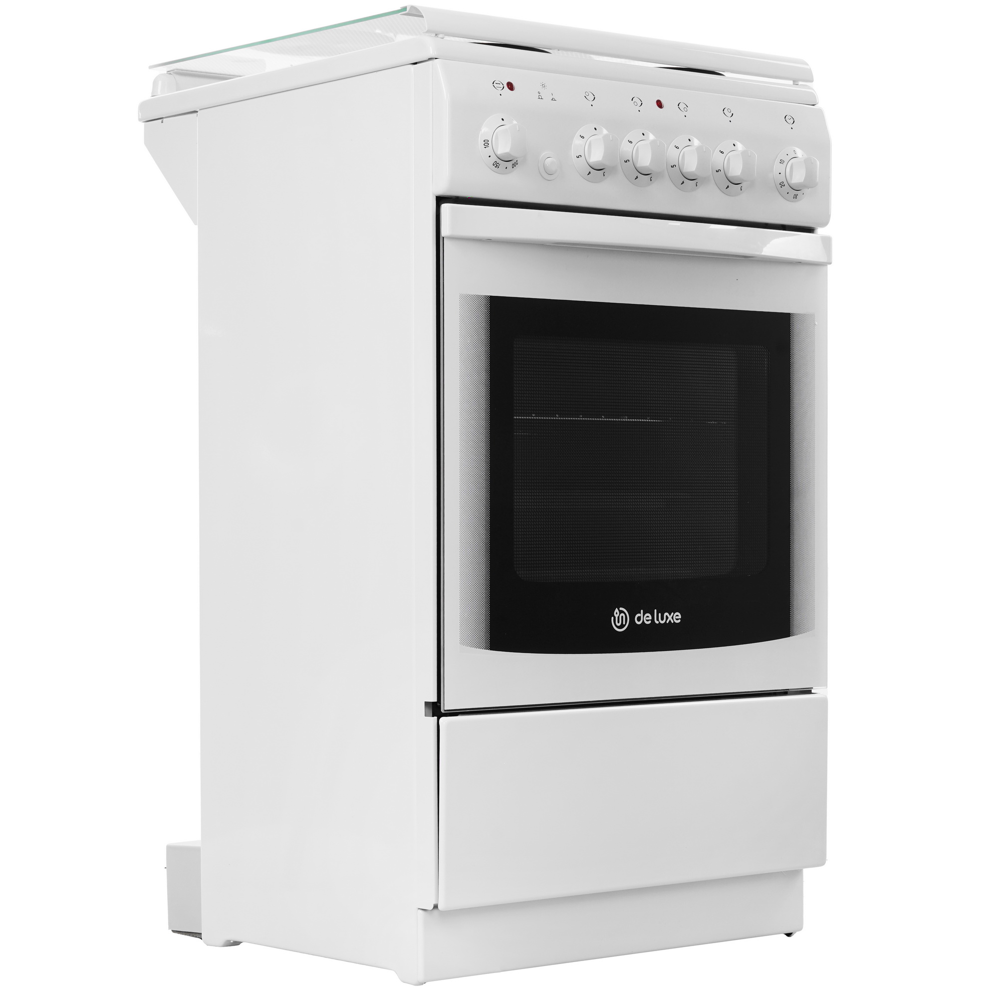 1185567 Электрическая плита De Luxe 5004.10Э (кр) белый STDN-0025299 - Вид №1