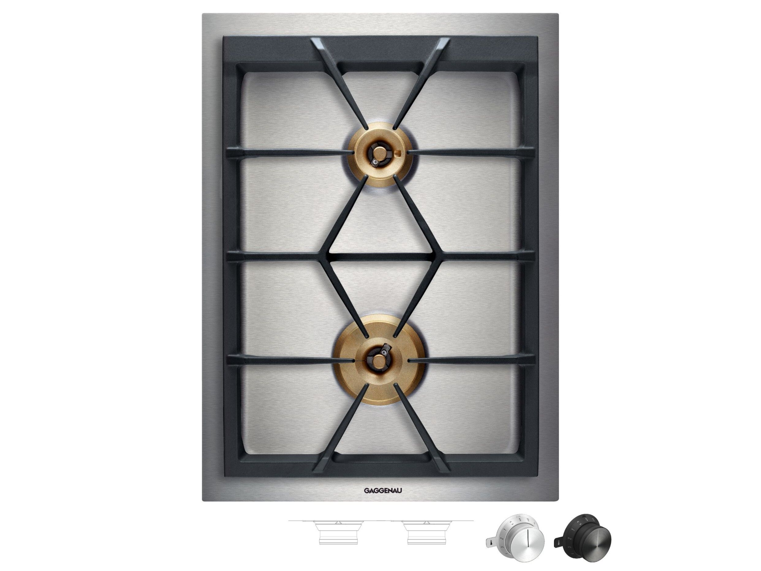 Стальная встраиваемая газовая плита GAGGENAU Vario 400 ARCH-00022446