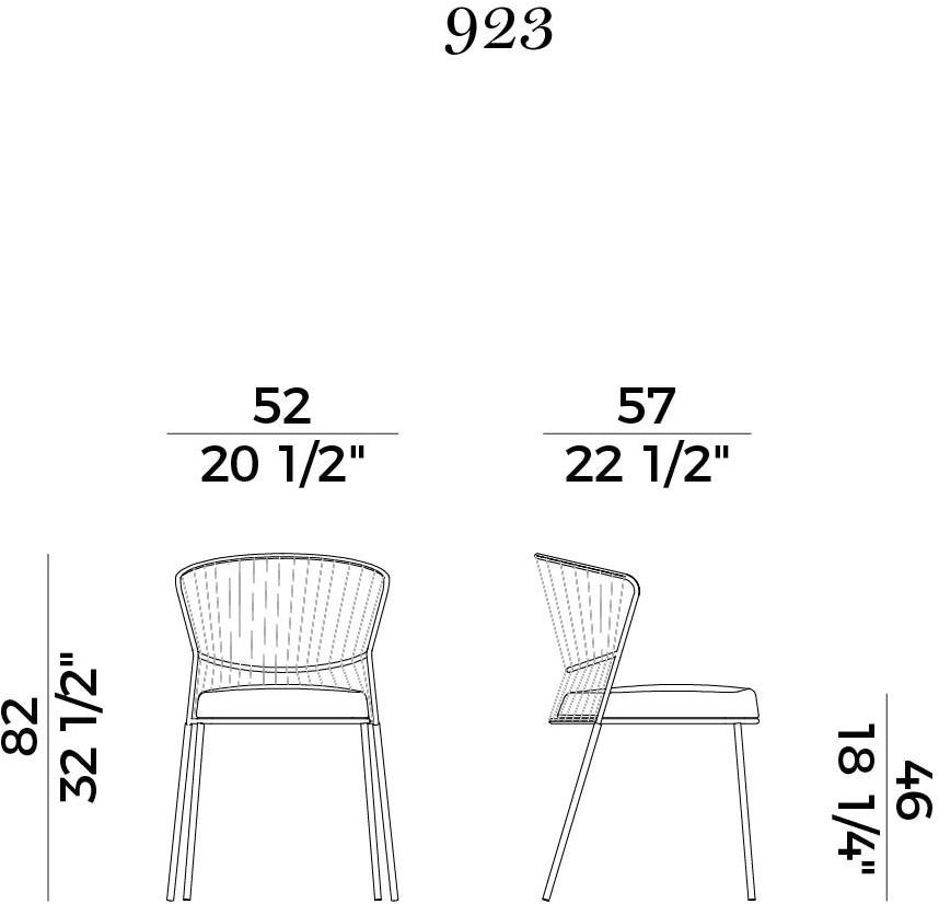 Potocco Садовый стул из веревки Ola 923 - Вид №13
