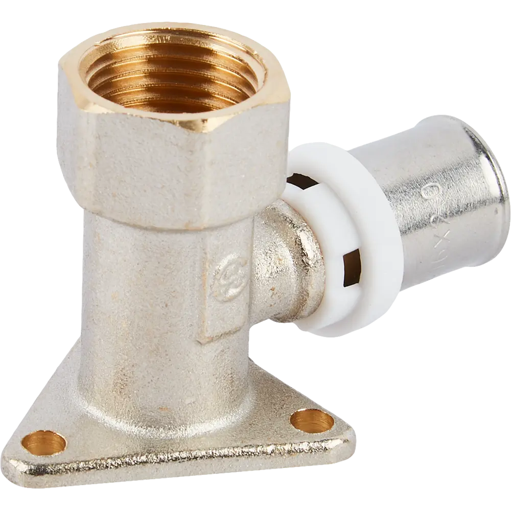 Водорозетка Aquasfera 1/2"x16 мм ВР никелированная латунь 027-8832 STLM-2070432 - Вид №2