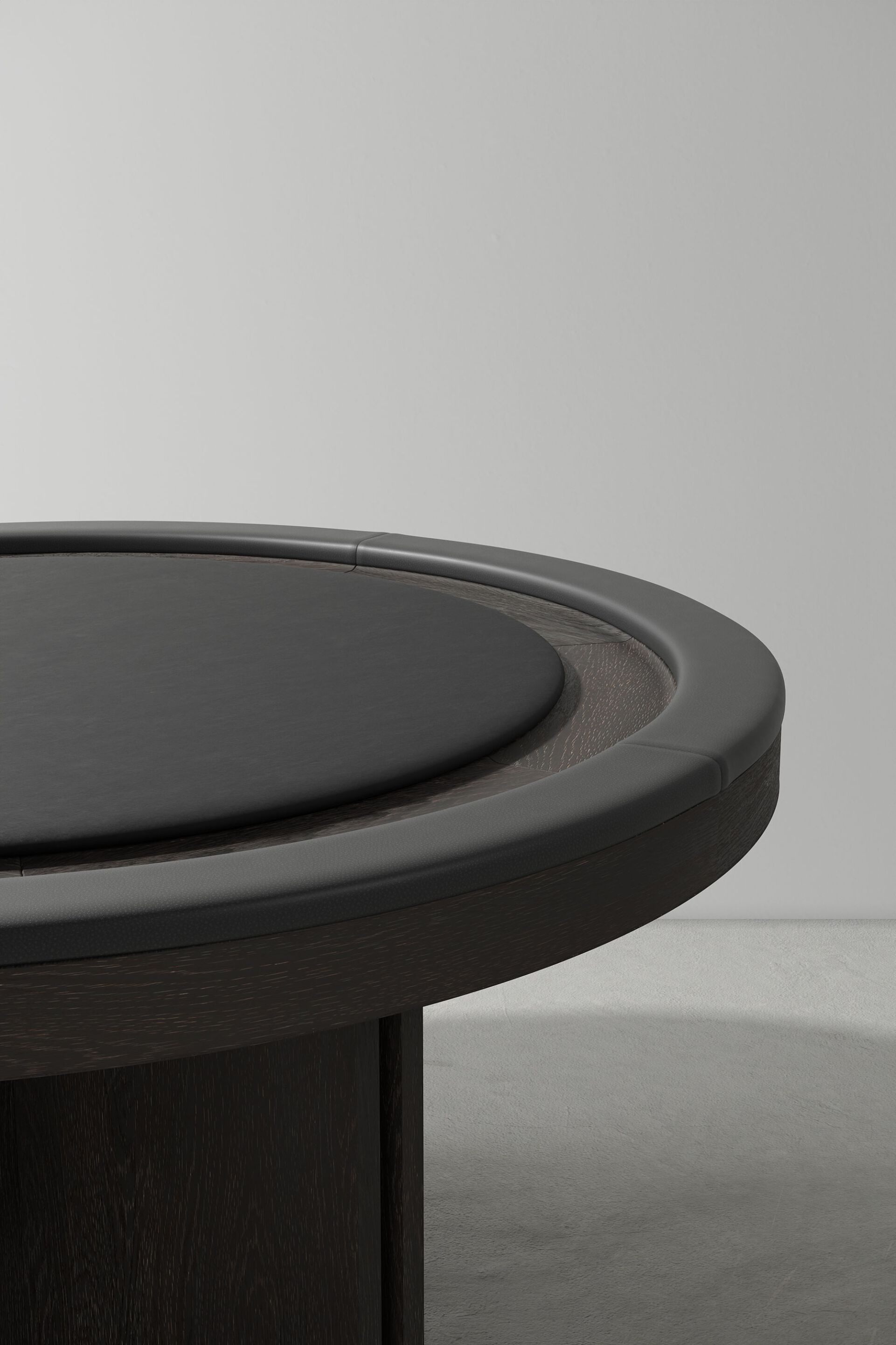 Круглый стол для покера из дерева и кожи District Eight Dinh ARCH-00042011 - Вид №3