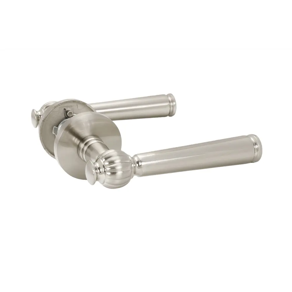 Дверная ручка на розетке Edson EDS-31-R2 без запирания цвет никель STLM-2080245