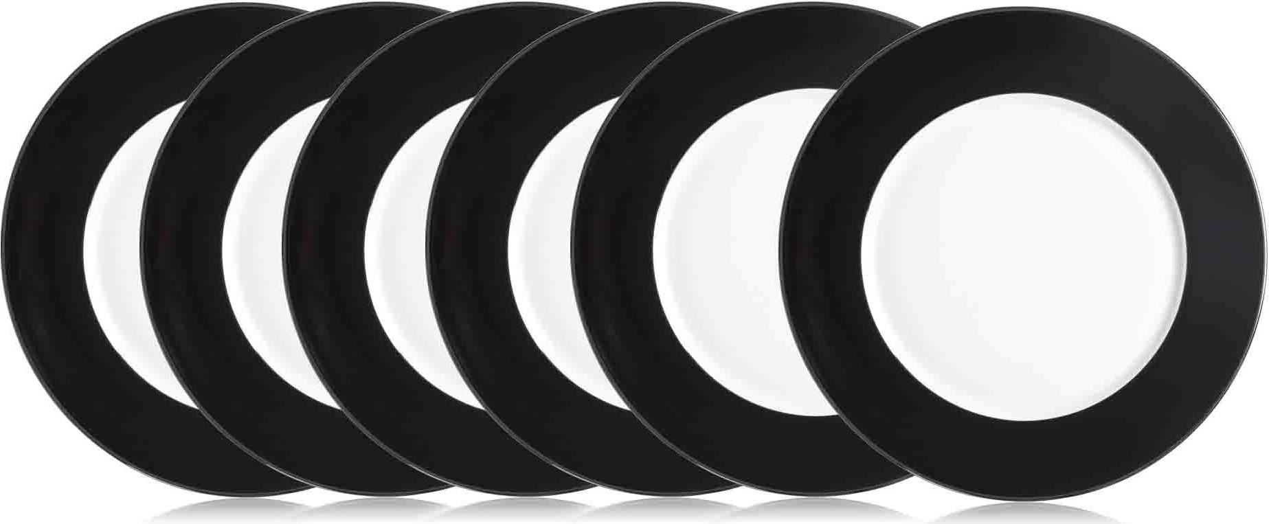 10665752 Lenox Набор из 6 тарелок подстановочных Lenox "Маркеса" 30см (чёрный) Фарфор костяной 