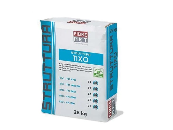Тиксотропный цементный раствор с неорганическими волокнами Fibre Net структура ARCH-00011636